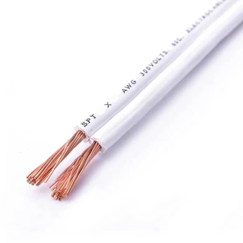 CABLE GEMELO 10 AWG 300V BLANCO CABLEC