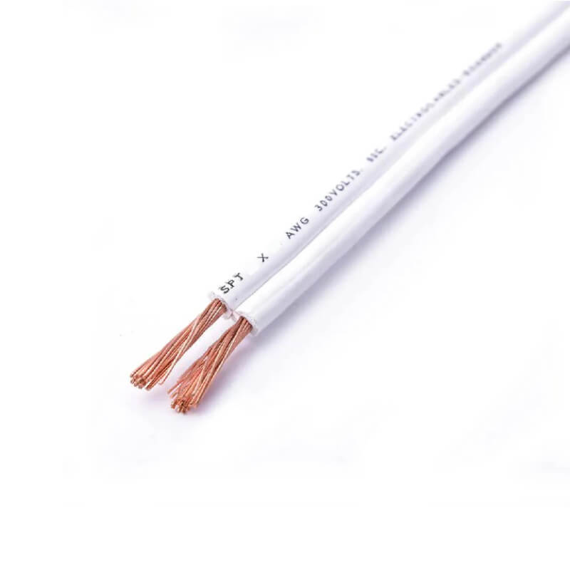 CABLE GEMELO 14 AWG 300V BLANCO ELECTROCABLE