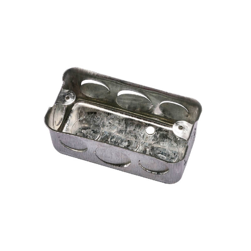 CAJETIN RECTANGULAR PROFUNDO METALICO