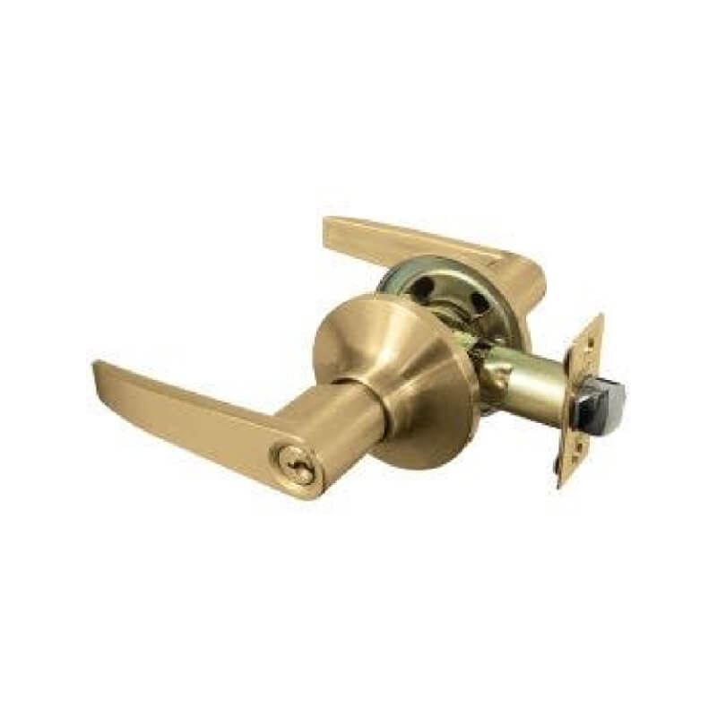 CERRADURA DORMITORIO MANIJA ALE D5BP BRONCE PULIDO TRAVEZ
