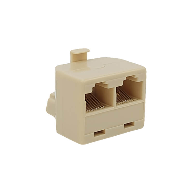 CONECTOR RJ45 2 EN 1 DE INTERNET