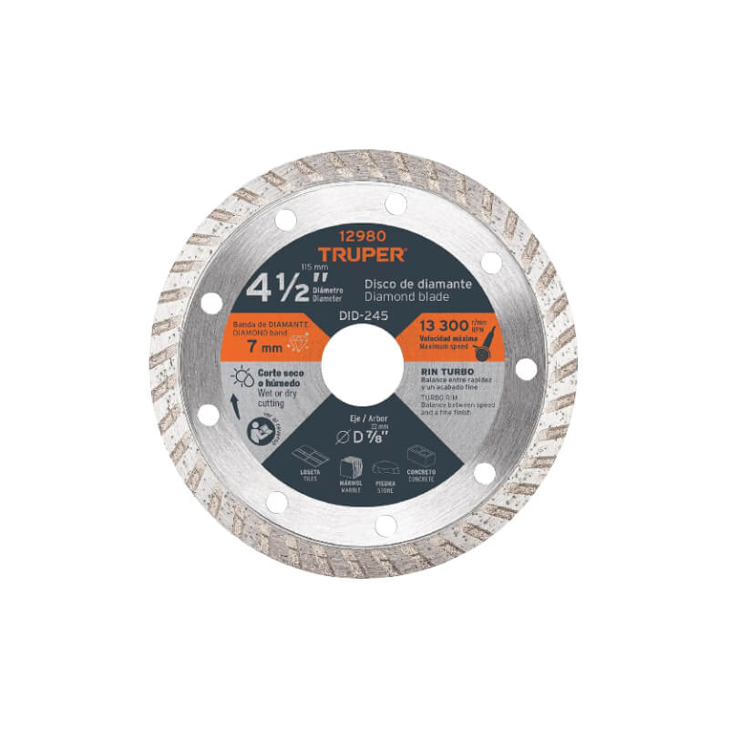 DISCO DIAMANTE TURBO 4 1/2
