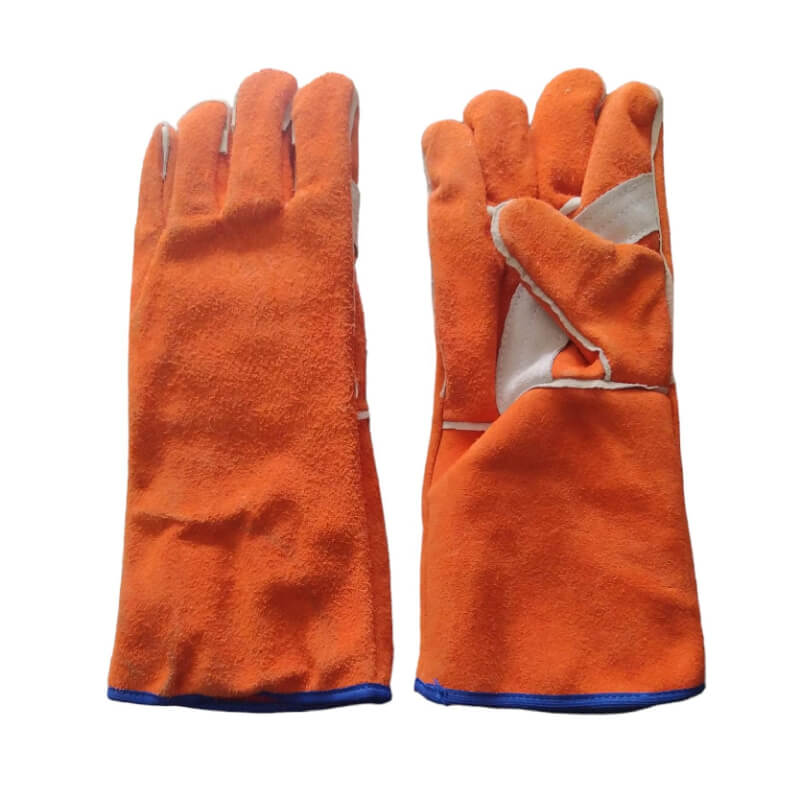 GUANTES CUERO API NARANJA SOLDADOR