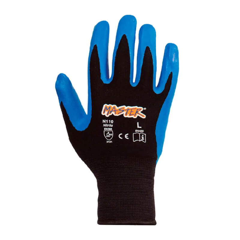 GUANTES FLEX AZUL N110 (TALLA L) MASTER