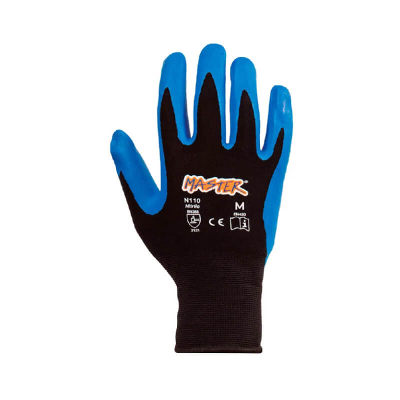 GUANTES FLEX AZUL N110 (TALLA M) MASTER