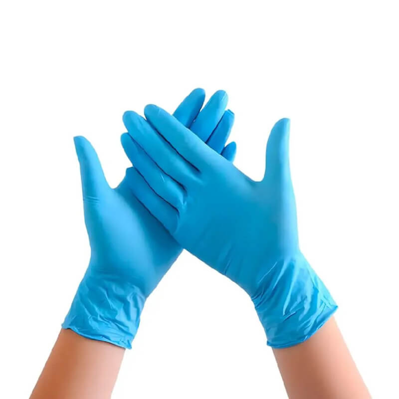 GUANTES NITRILO EXAMINACION TALLA L CELESTE MASTER
