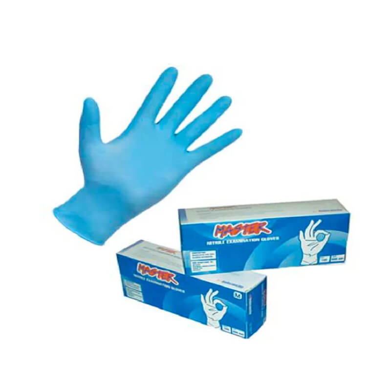 GUANTES NITRILO EXAMINACION TALLA M CELESTE MASTER