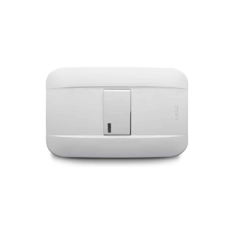 INTERRUPTOR CONMUTADOR SIMPLE PLA37998 LP BLANCO VETO