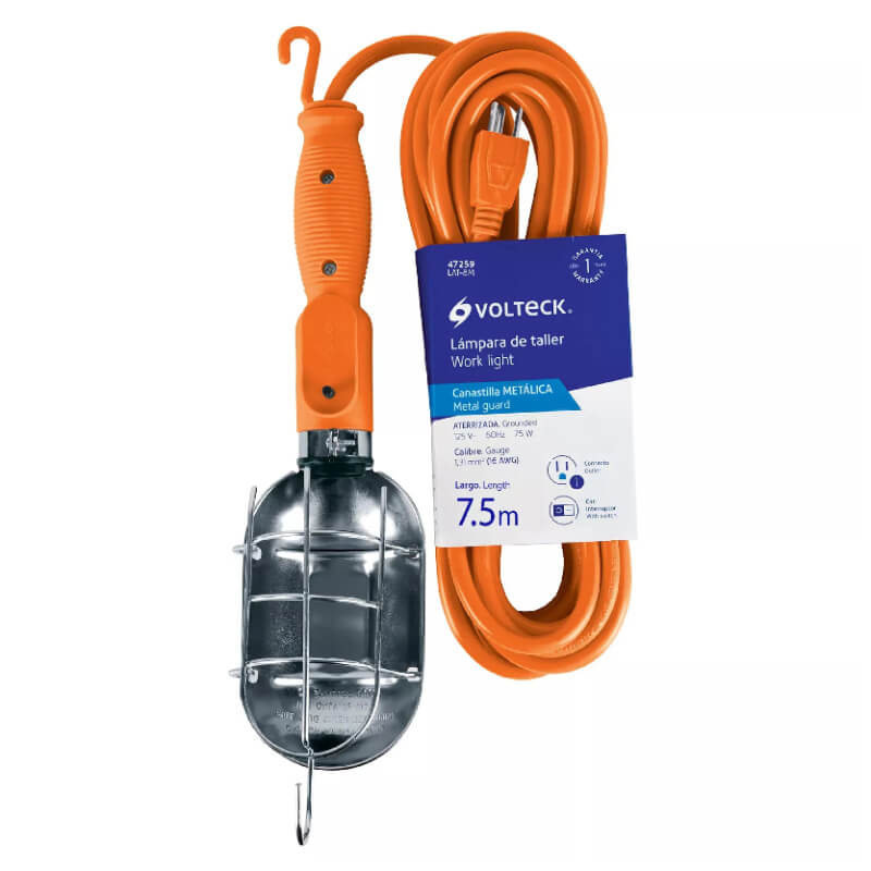 LAMPARA DE TALLER 7.5M 47259 VOLTECK
