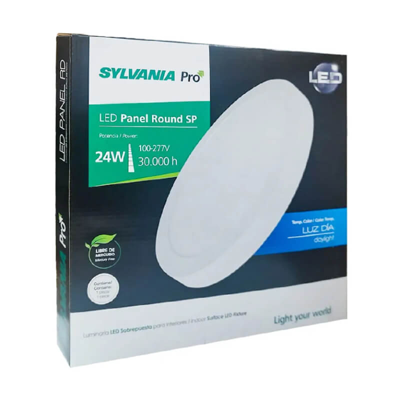 LAMPARA LED REDONDA 24W SOBREPUESTA P29916 SYVANIA