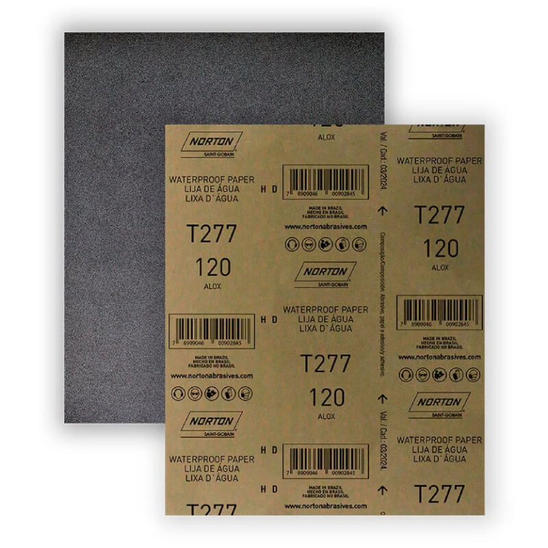 LIJA DE AGUA 120 T277 NORTON