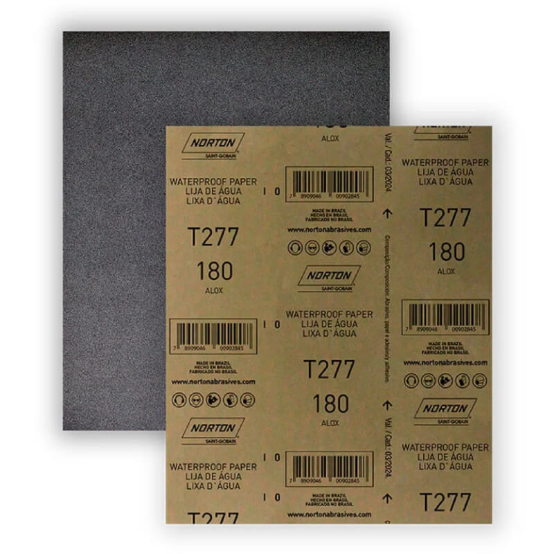 LIJA DE AGUA 180 T277 NORTON