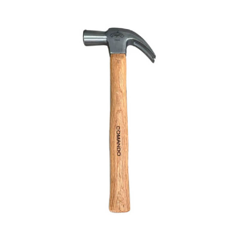 MARTILLO DE UÑA 23MM CABO MADERA COMANDO