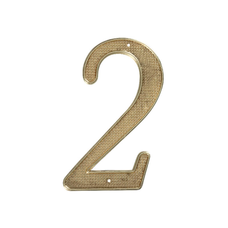 NUMERO 2 DORADO PARA CASA STANLEY