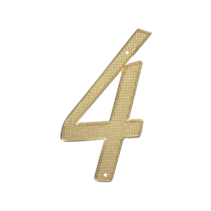 NUMERO 4 DORADO PARA CASA STANLEY