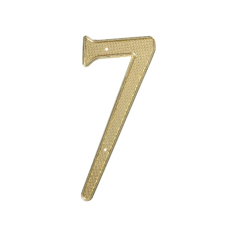 NUMERO 7 DORADO PARA CASA STANLEY