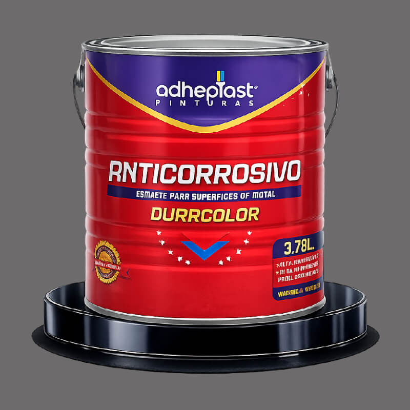 PINTURA ANTICORROSIVO GRIS BRILLANTE DURACOLOR CD5B043 GALON ADHEPLAST