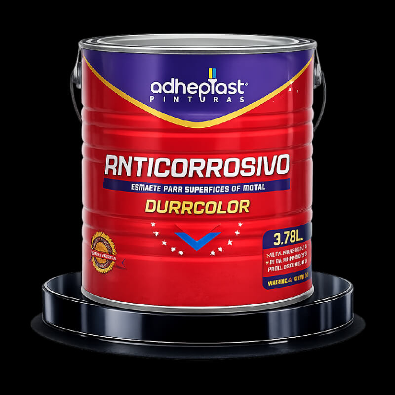 PINTURA ANTICORROSIVO NEGRO BRILLANTE DURACOLOR CD5B013 GALON ADHEPLAST