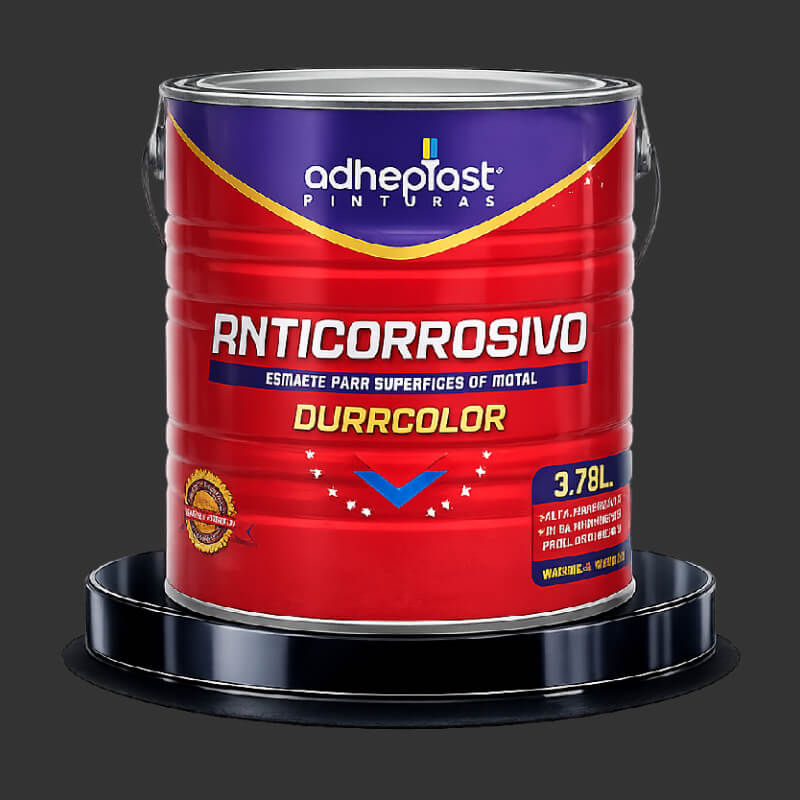 PINTURA ANTICORROSIVO NEGRO MATE DURACOLOR CD50013 GALON ADHEPLAST