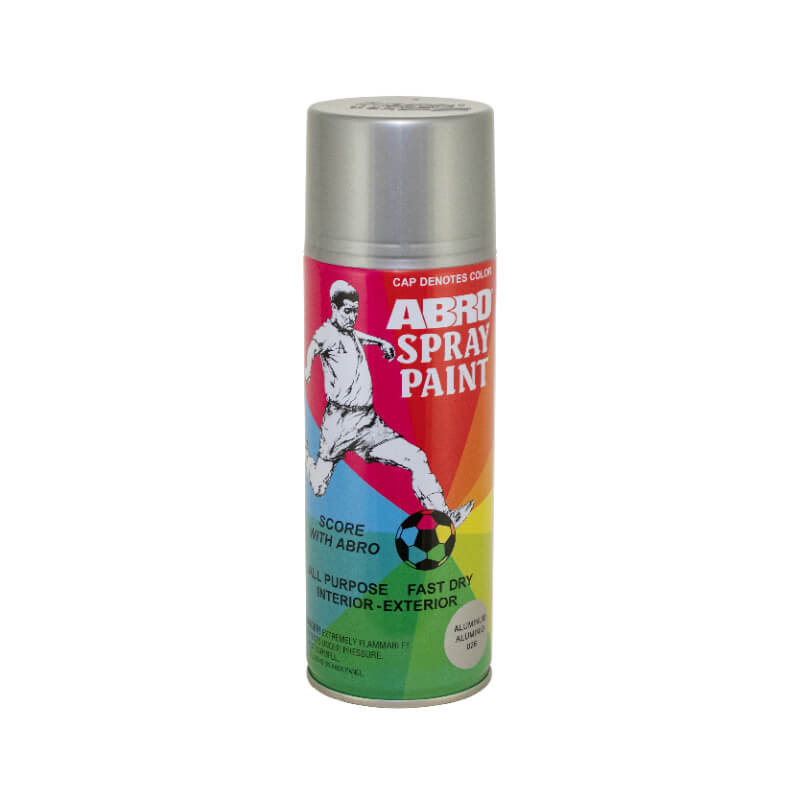 PINTURA EN SPRAY ALUMINIO FUTBOL 400ML ABRO