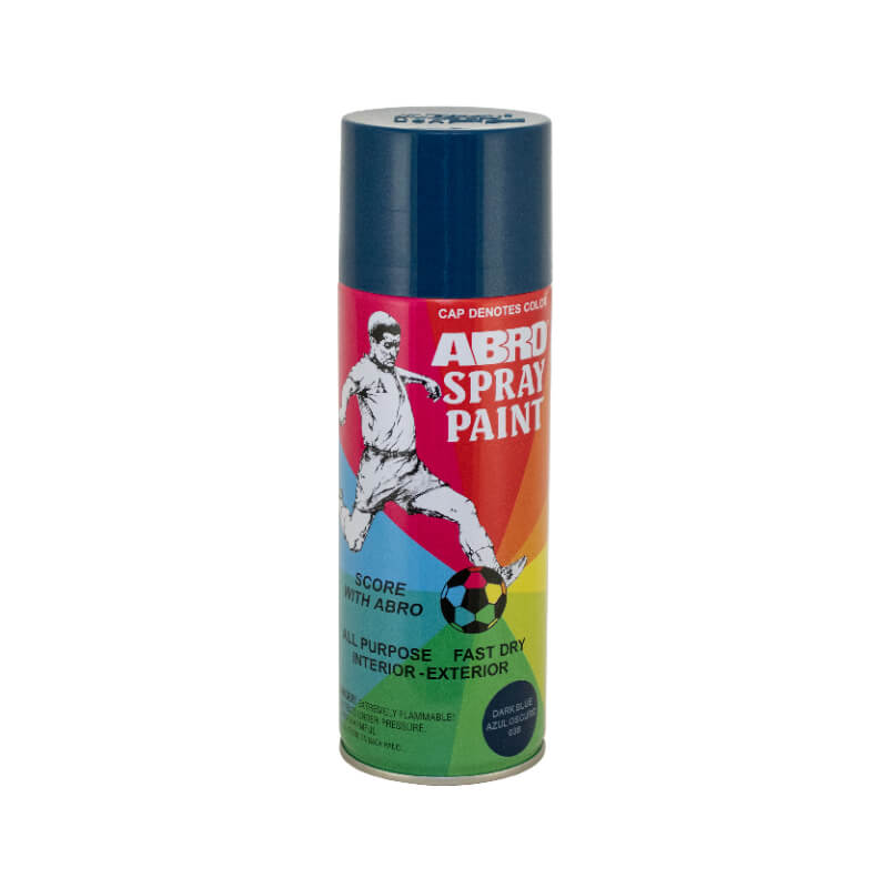 PINTURA EN SPRAY AZUL OSCURO FUTBOL 400ML ABRO