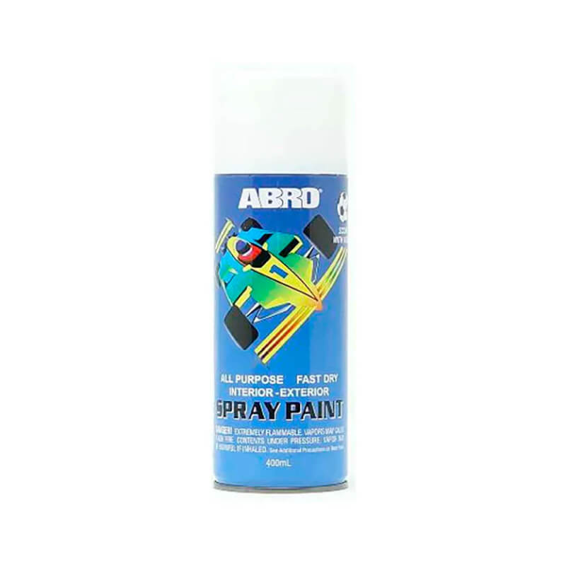 PINTURA EN SPRAY BLANCO BRILLANTE A016 AUTO 400ML ABRO