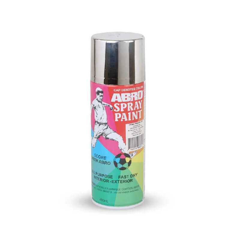 PINTURA EN SPRAY CROMO PREMIUM FUTBOL 400ML ABRO