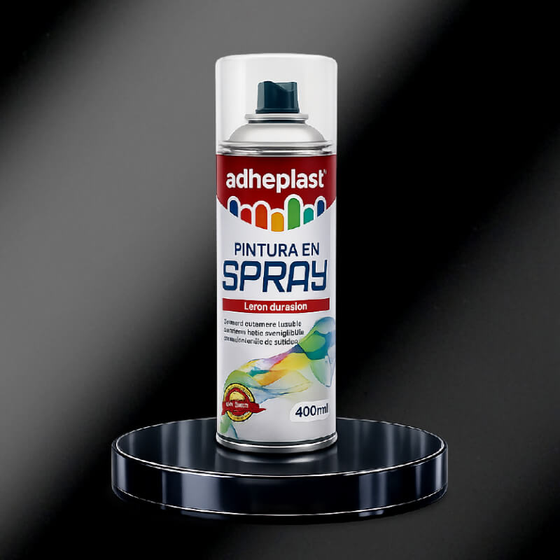 PINTURA EN SPRAY NEGRO BRILLANTE 39 400ML ADHEPLAST