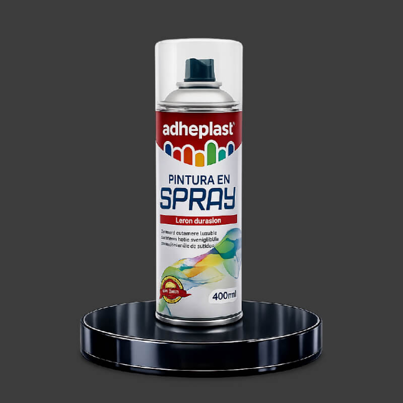 PINTURA EN SPRAY NEGRO MATE 4 400ML ADHEPLAST
