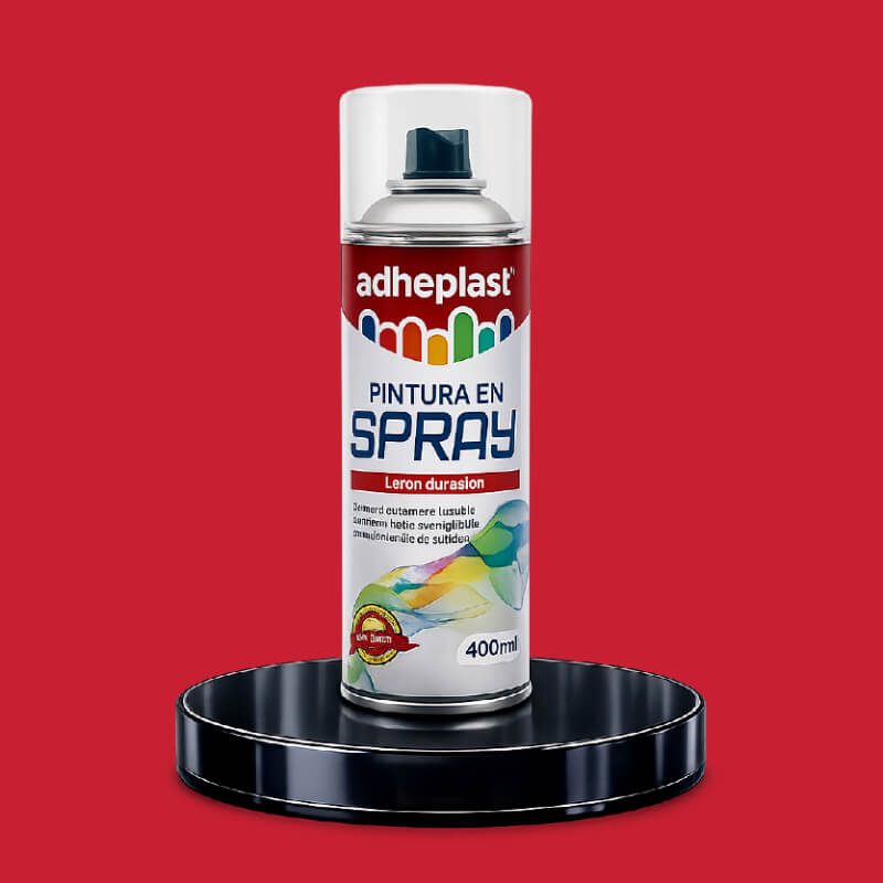 PINTURA EN SPRAY ROJO 150 GRADOS 400ML ADHEPLAST