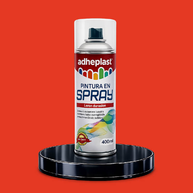 PINTURA EN SPRAY ROJO BRILLANTE 5 400ML ADHEPLAST