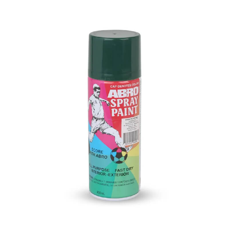 PINTURA EN SPRAY VERDE OSCURO FUTBOL 400ML ABRO