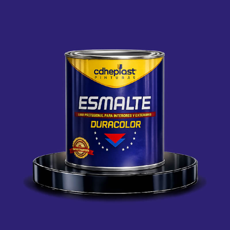 PINTURA ESMALTE SINTETICO AZUL ELECTRICO DURACOLOR CD11204 LITRO ADHEPLAST