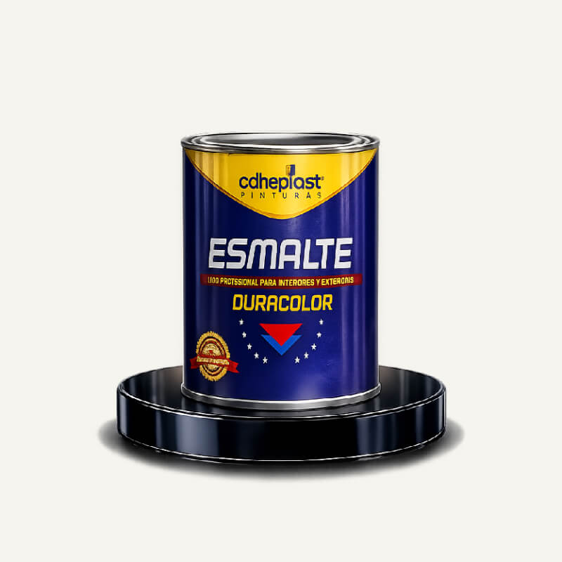 PINTURA ESMALTE SINTETICO BLANCO MATE DURACOLOR CD10075 (0.47LT) ADHEPLAST