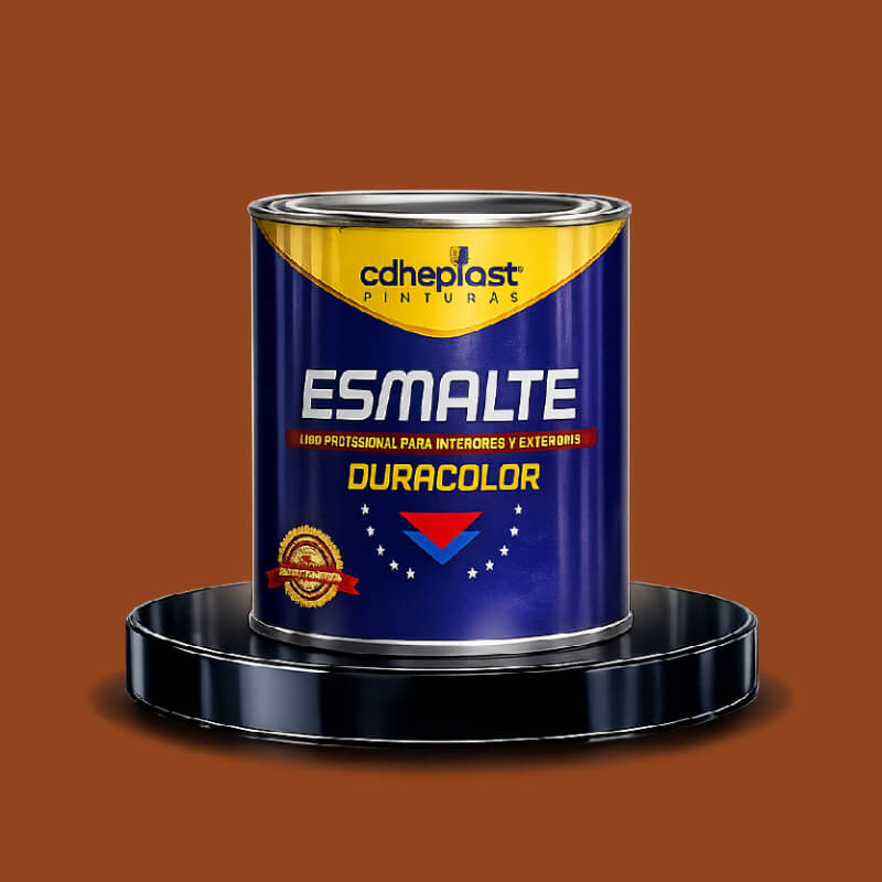 PINTURA ESMALTE SINTETICO CAOBA DURACOLOR CD10184 LITRO ADHEPLAST