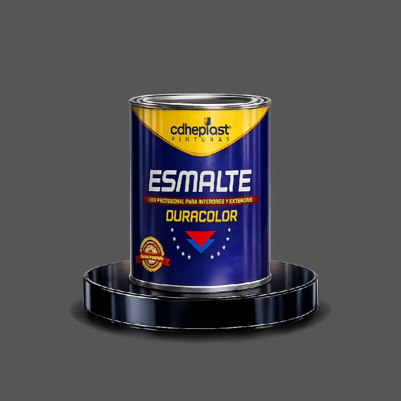 PINTURA ESMALTE SINTETICO GRIS DURACOLOR CD10045 (0.47LT) ADHEPLAST
