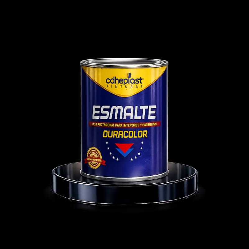 PINTURA ESMALTE SINTETICO NEGRO DURACOLOR CD10015 (0.47LT) ADHEPLAST