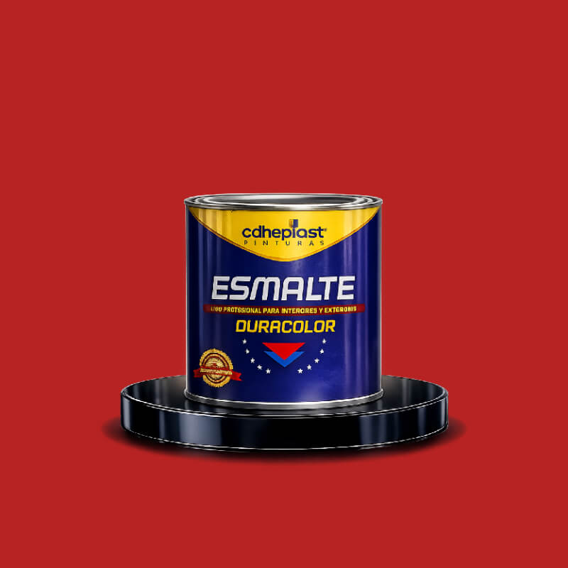 PINTURA ESMALTE SINTETICO ROJO DURACOLOR CD10166 (0.16L) ADHEPLAST