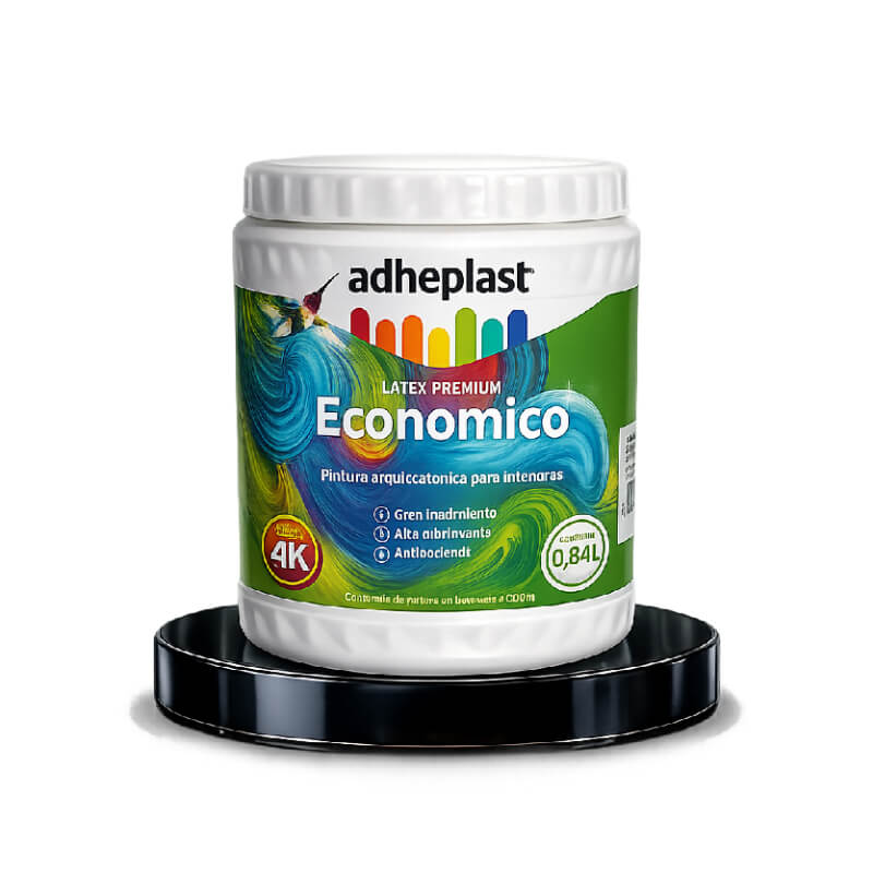 PINTURA LATEX BLANCO SUPER ECONOMICO CA10054 LITRO ADHEPLAST