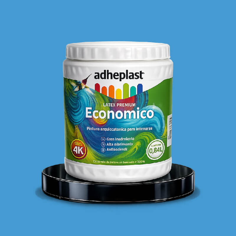 PINTURA LATEX CELESTE NEW SUPER ECONOMICO CA10524 LITRO ADHEPLAST
