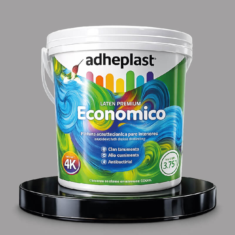 PINTURA LATEX CINZA CLARO SUPER ECONOMICO CA10553 GALON ADHEPLAST