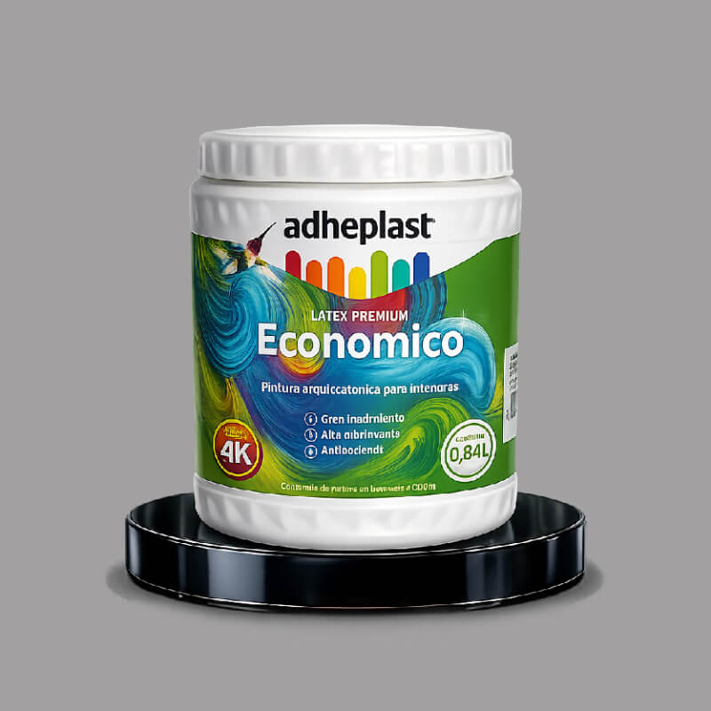 PINTURA LATEX CINZA CLARO SUPER ECONOMICO CA10554 LITRO ADHEPLAST