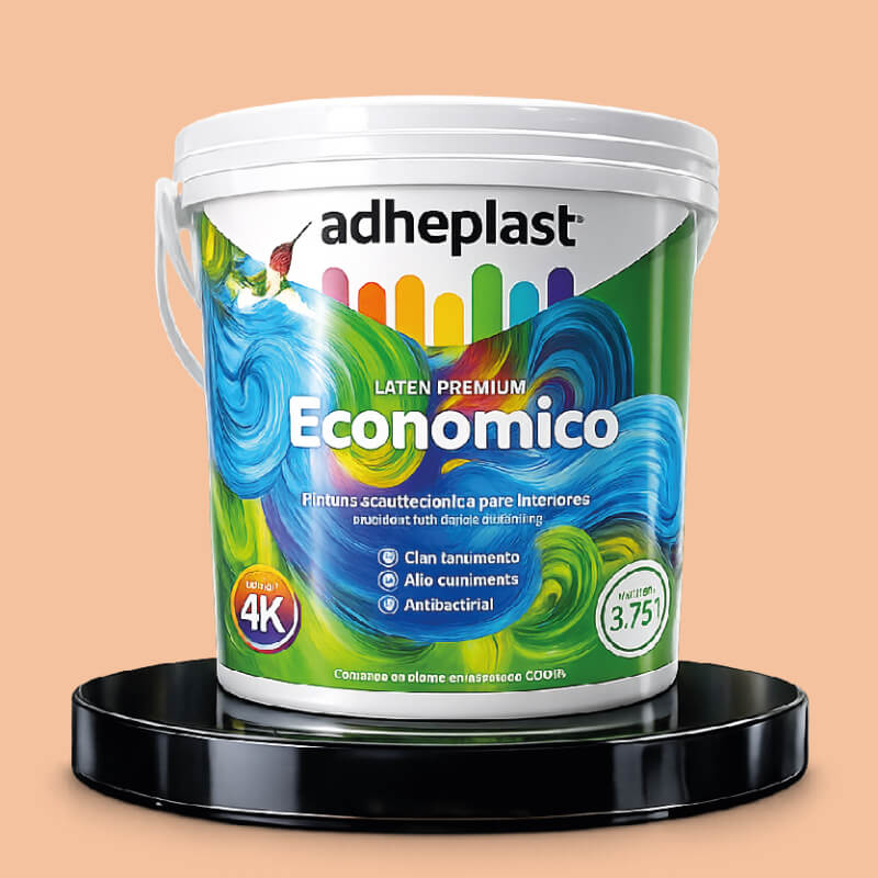 PINTURA LATEX DURAZNO SUPER ECONOMICO CA10403 GALON ADHEPLAST