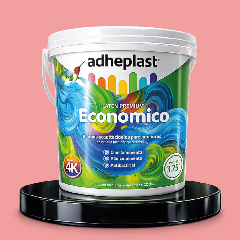 PINTURA LATEX PALO DE ROSA SUPER ECONOMICO CA10563 GALON ADHEPLAST