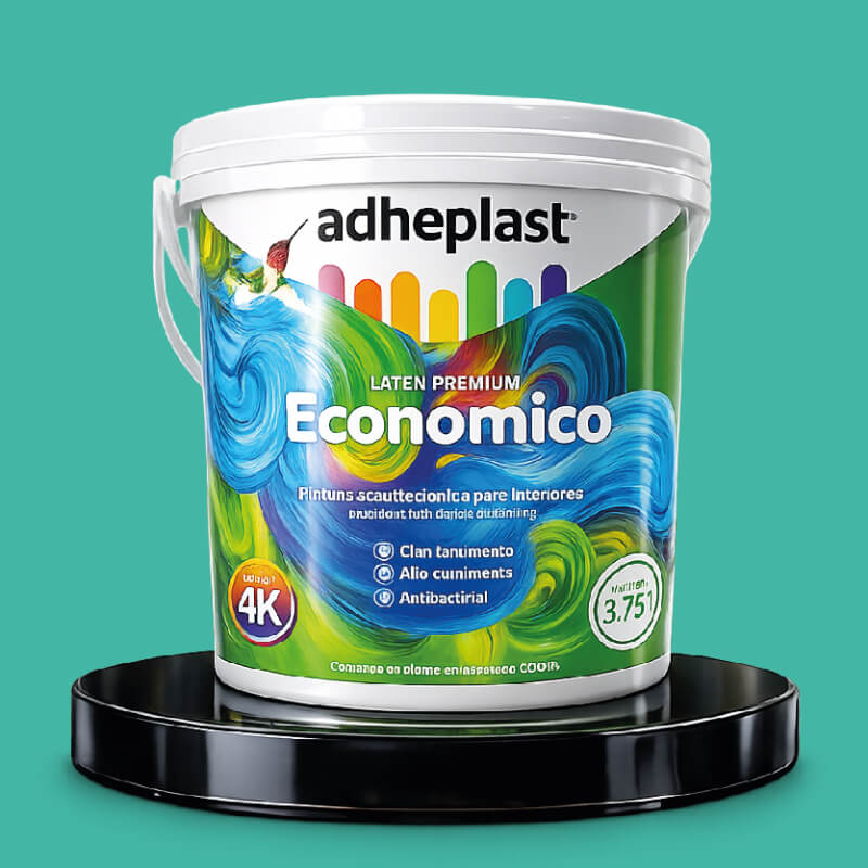 PINTURA LATEX TURQUEZA SUPER ECONOMICO CA10353 GALON ADHEPLAST