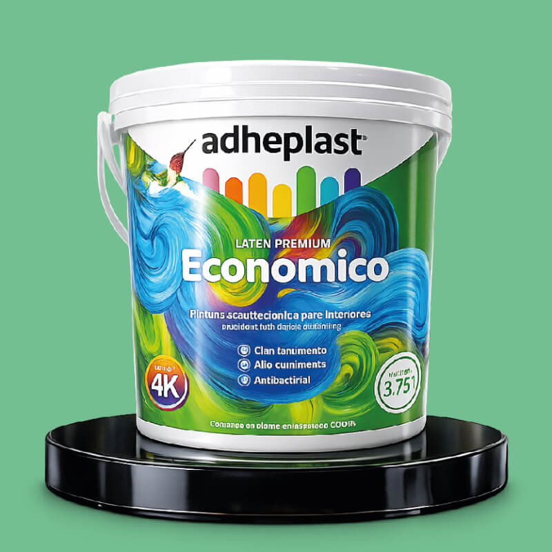 PINTURA LATEX VERDE AGUA SUPER ECONOMICO CA10303 GALON ADHEPLAST
