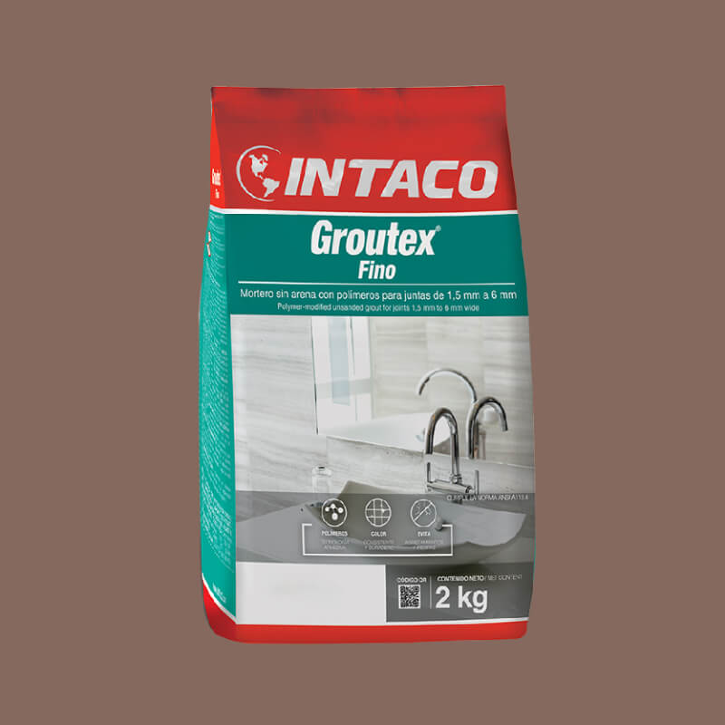 PORCELANA CANELA FINO 2KG GROUTEX INTACO