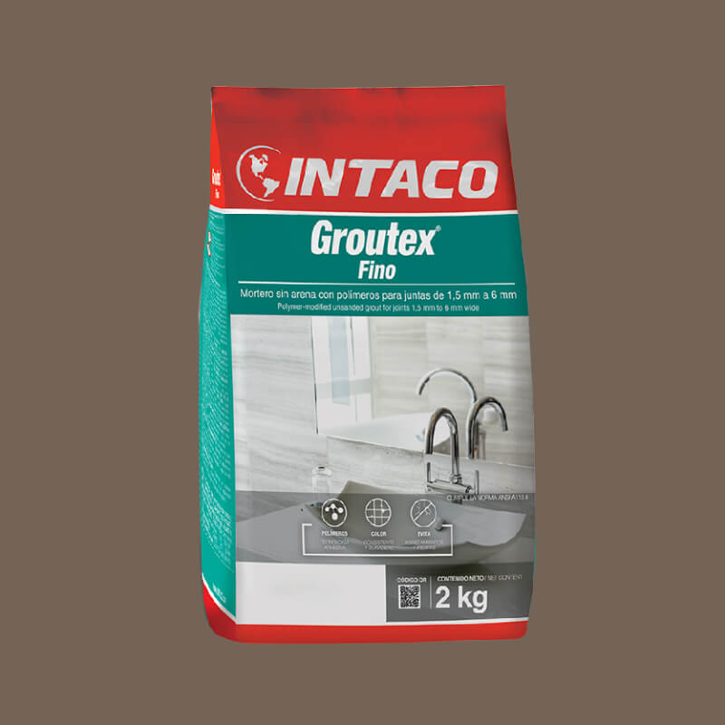 PORCELANA CHOCOLATE FINO 2KG GROUTEX INTACO