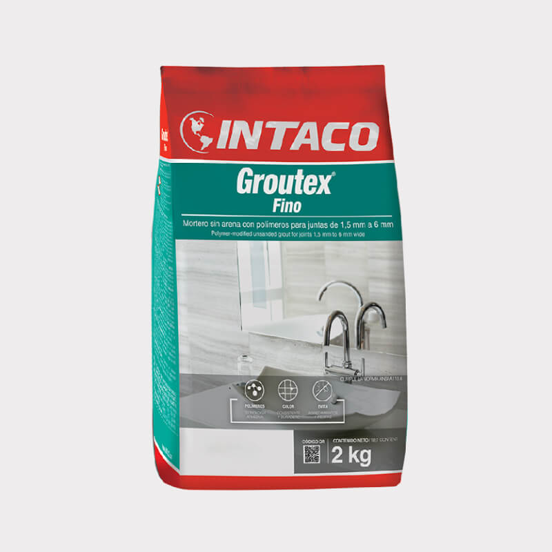 PORCELANA GRIS CALIDO 2KG GROUTEX INTACO