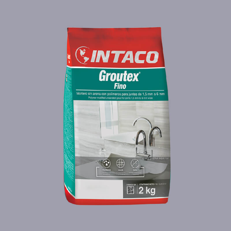 PORCELANA GRIS PIEDRA 2K GROUTEX INTACO